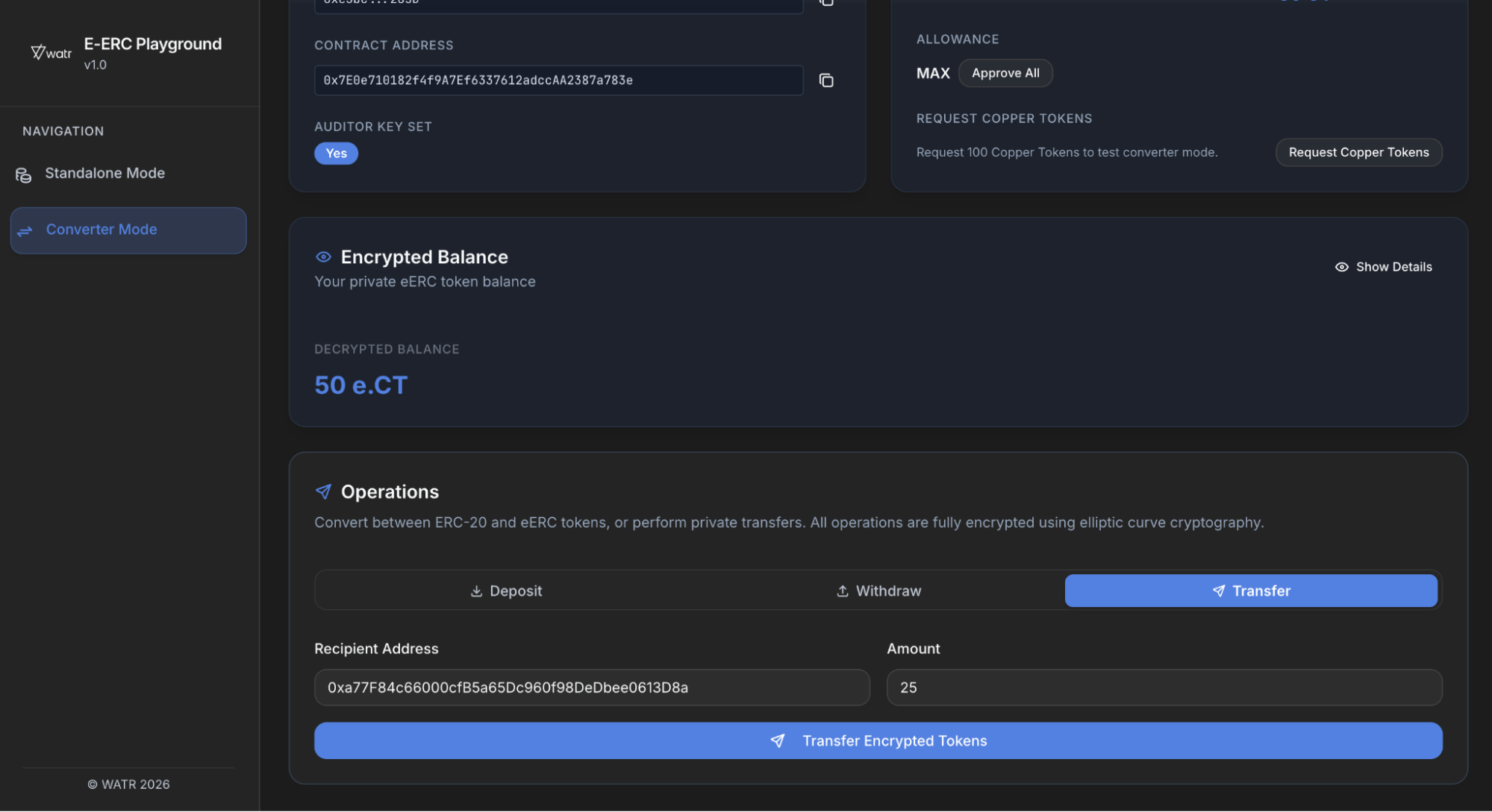 Alice Before Transfer