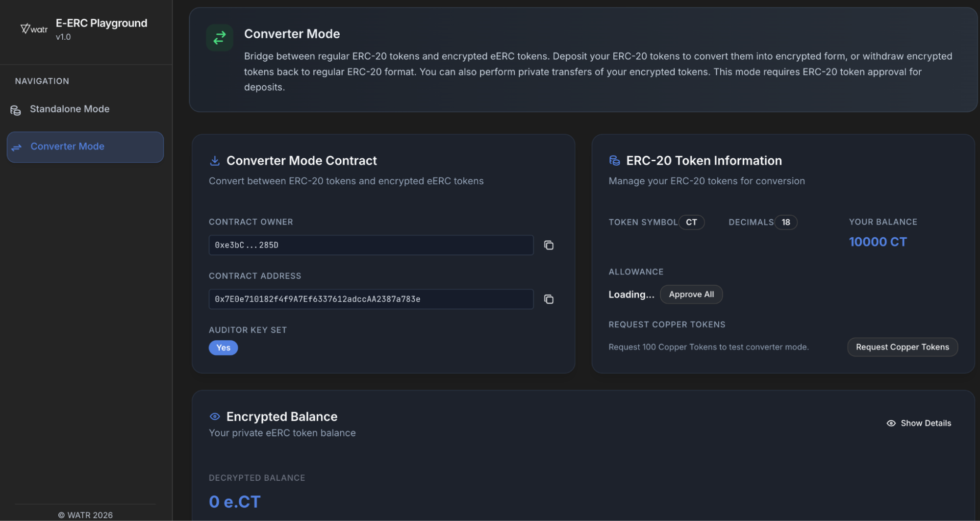 Initial Owner Balance